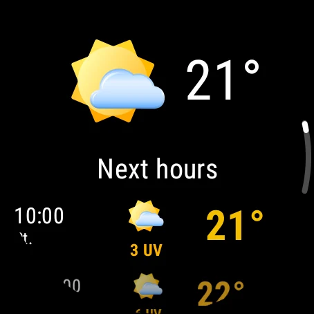 Weather for Wear OS screenshot