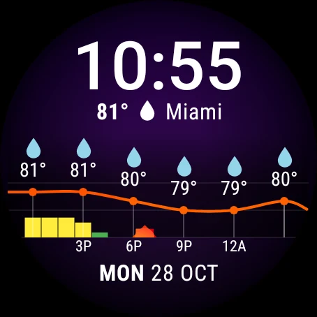 Weather for Wear OS screenshot